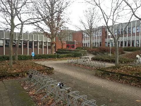 Espergærde Gymnasium. Hovedindgang 2