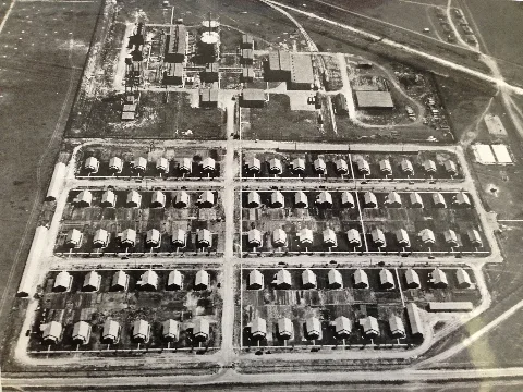 Exell Helium Plant Circa 1945 With Housing