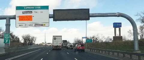 Express Lane & Variable Message Signs, Nb I 25, Northglenn, Co