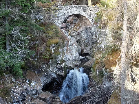 Falls Of Bruar And Lower Bridge, Blair Atholl, Perth And Kinross