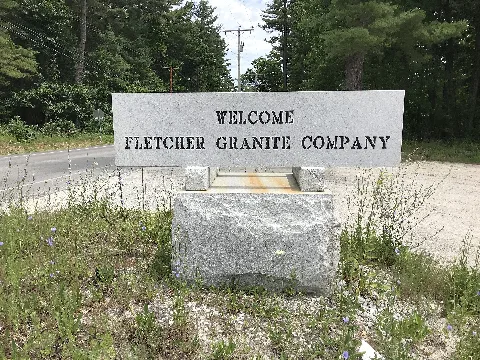 Fletcher Granite Company Sign, Westford Ma