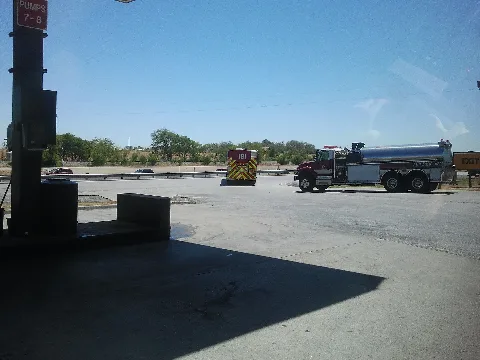 Flower Mound Fire Tender Responding To Bastrop Fire