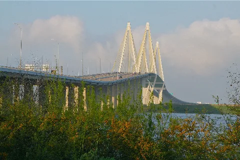 Fred Hartman Bridge On Hwy. 146