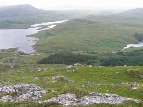 From Meall Aundrary To Loch Bad An Sgalaig Geograph.org.uk 216621