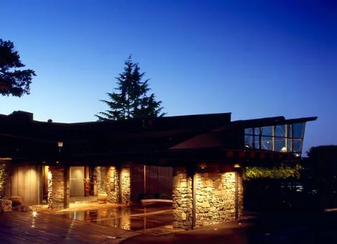 Front Entrance To Canlis Restaurant, Seattle, Washington, 2012