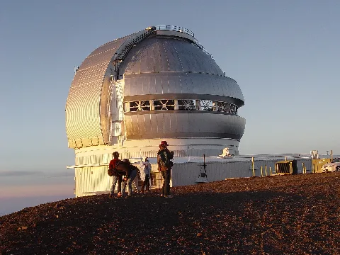 Gemini Observatory At Sunset