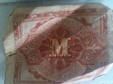 German Allied Mark Back