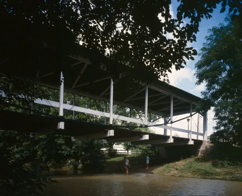Germantown Covered Bridge, Center Street Spanning Little Twin Creek, Germantown (Montgomery County, Ohio)