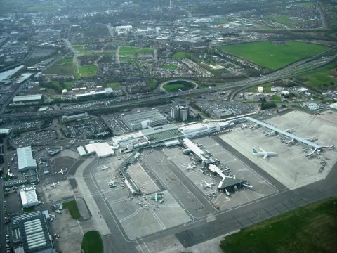 Glasgowairportfromair