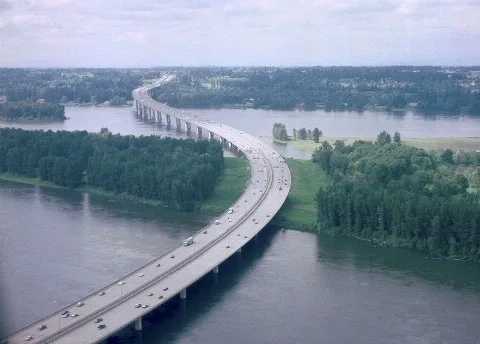 Glenn Jackson Bridge Aerial