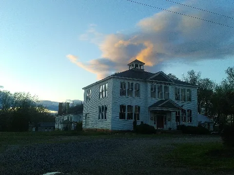 Hamilton High School At Dusk, Cartersville, Virginia