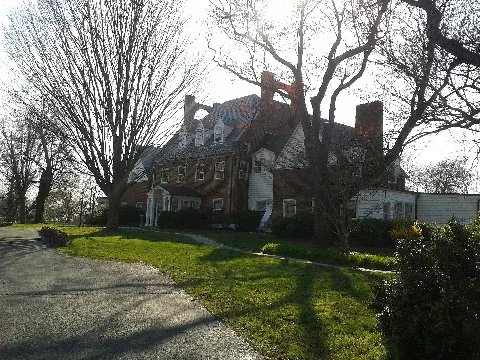 Hollin Hall, Full Face From Garden