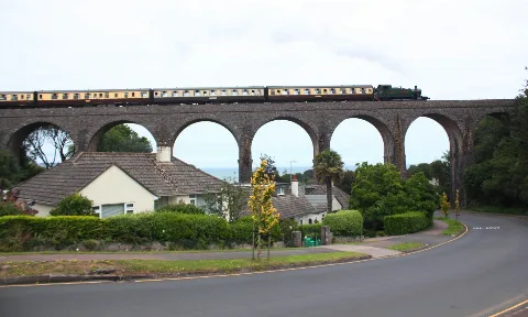 Hookhills Viaduct 5526 Down Train