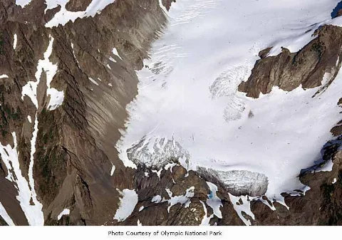 Humes Glacier On Mount Olympus, Olympic National Park