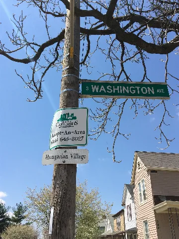 Hungarian Village Gateway Marker