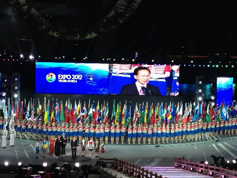 Inauguración Expo Yeosu 2012