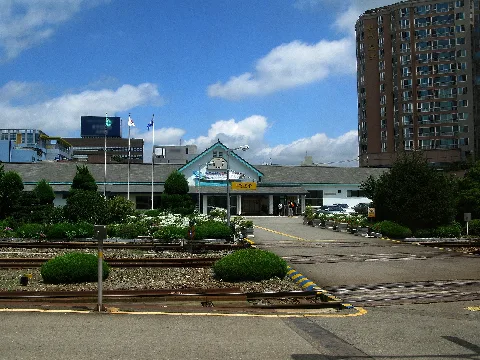 Korail Gyeongjeon Line Jinju Station Rearside