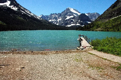 Lake Josephine Lakeshore, Many Glacier District 2 (7536287194)