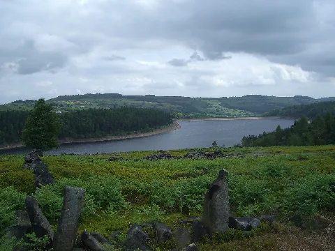 Langsett Reservoir From Hingcliff Common