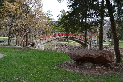Laura Bradley Park Japanese Bridge Peoria 20240329 0708