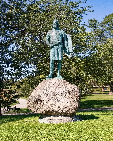 Leif Erikson Monument Humboldt Park Chicago 2020