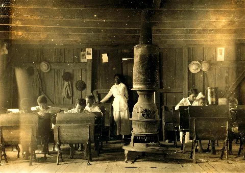 Lewis Hine, Colored School At Anthoston, Kentucky, 1916
