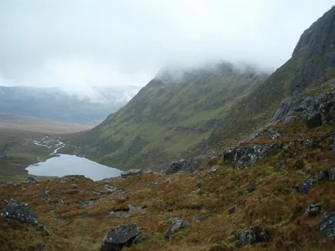 Loch Toll A' Mhuic From Above Geograph.org.uk 559735