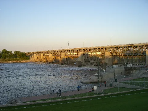Lockport Dam On Red River Manitoba Canada (8)
