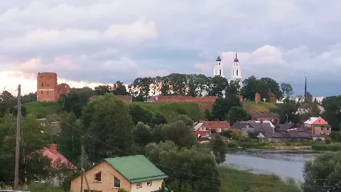 Ludza View Across Lake