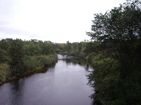 Magnetawan River From Hwy11 Burks Falls Looking Downstream