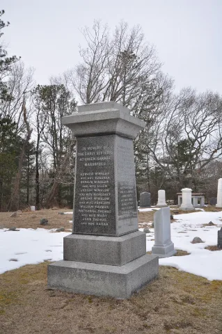 Marshfieldma Winslowcemetery Settlersmemorial