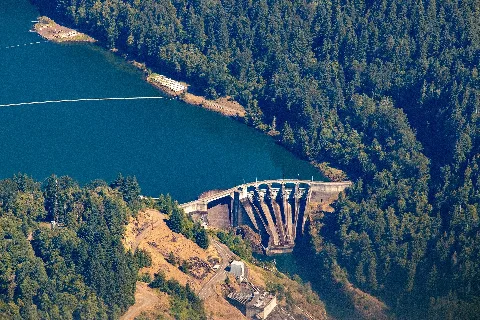 Mayfield Dam And Lake Mayfield Cowlitz River Washington State 03