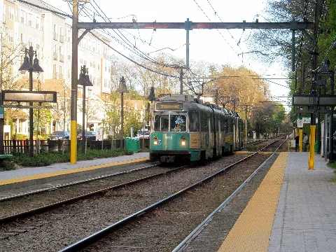 Mbta 3619 At Woodland Station, May 2016