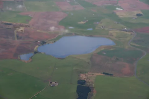 Meikle Loch From The Air (Geograph 1842682)