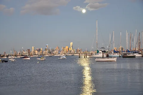 "Moonlight" Melbourne Cbd As Seen From Williamstown (5399921503)