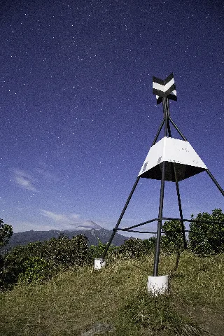 Moonlit Stars At Patuha Trig