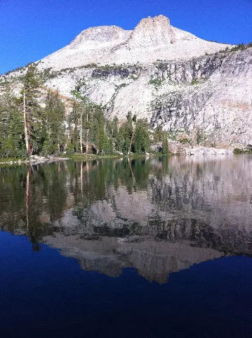 Mount Hoffmann Reflection May Lake