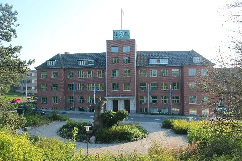 Næstved Rådhus Set Fra Munkebakken