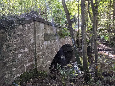 Nethermill Bridge, Hopetoun House Taken From The Side