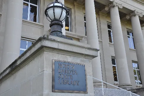 North Dakota State Library Entrance 2012