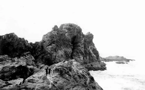 North End Of Sea Lion Rock, July 16, 1924 (Wastate 1388)