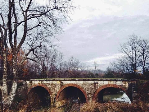 Northeast Texas Trail Railroad Bridge Near Roxton Texas