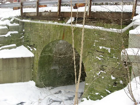 Old Enon Road Stone Arch Culvert, Northern Side