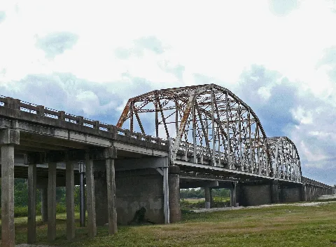 Old San Jacinto River Truss Bridge Humble, Texas