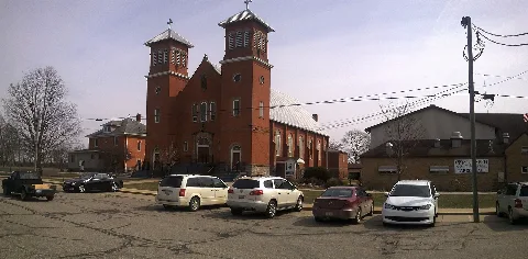 Pano2019April2Pewamo Michigan Saintjosephchurch