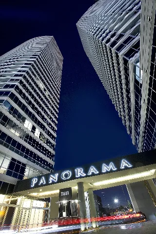 Panorama Towers At Night