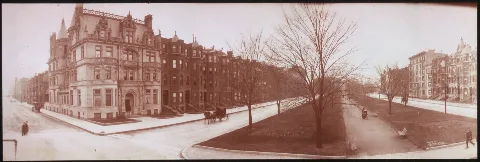 Panoramic Photo Of A. C. Burrage's Residence, 314 Commonwealth Ave., Boston, Mass Lccn2007661081