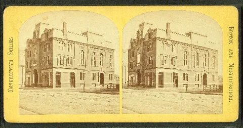 Parker Memorial Building, Berkeley St, From Robert N. Dennis Collection Of Stereoscopic Views
