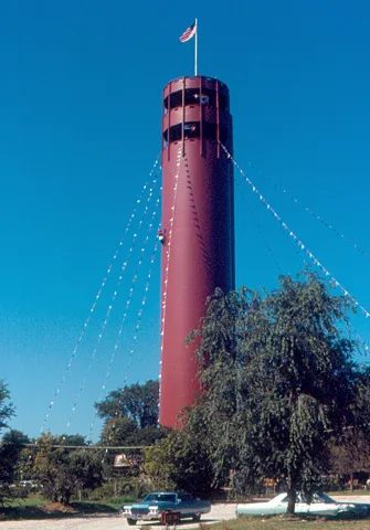 Peoria Heights Water Tower 1970