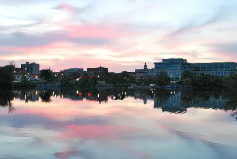 Peteborough Skyline Sunset